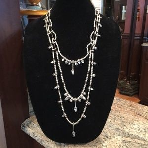 NWT Uno De 50 "THE TRIBE" 3 tier long Necklace